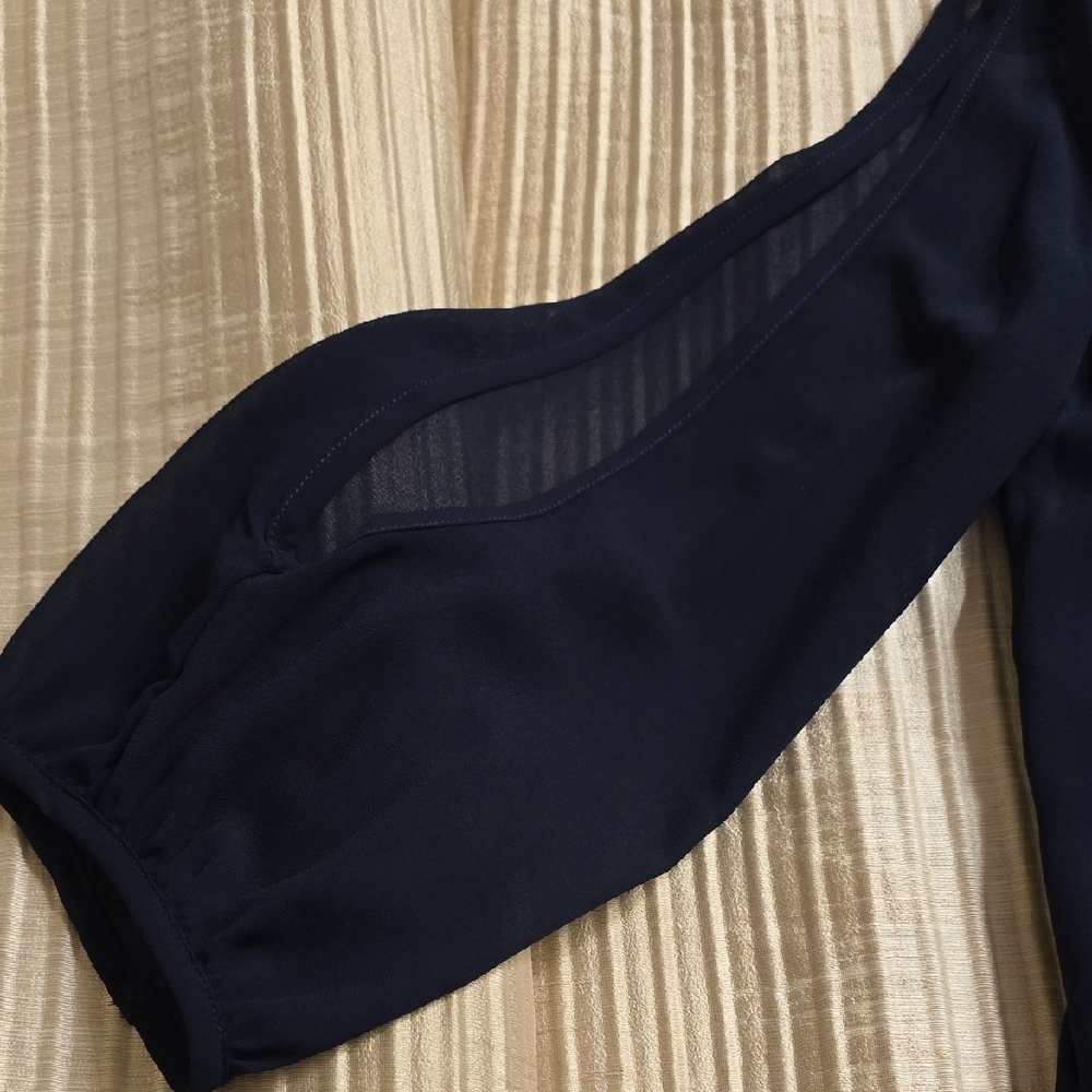 Lulu's Navy Cut Out Tunic Mini Dress - Picture 6 of 11
